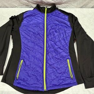 Old navy Women's Black and Purple Jacket size xl